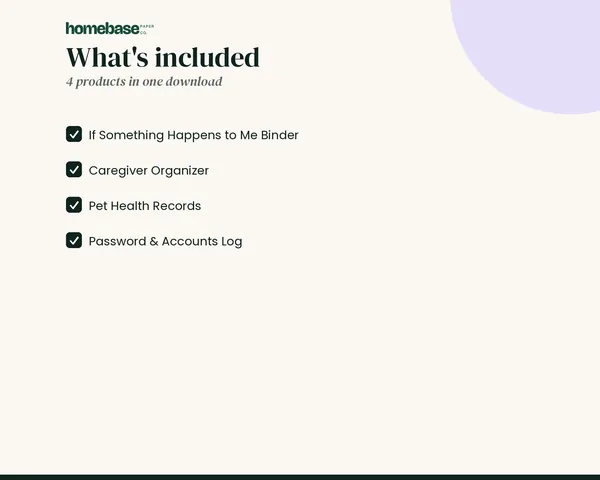 Family Peace of Mind Bundle – what's included