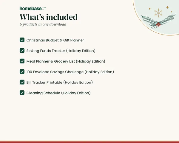 Holiday Season Bundle – what's included