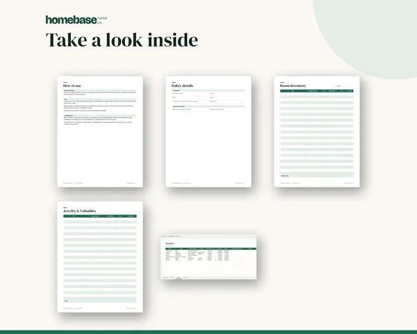 Home Inventory – page preview