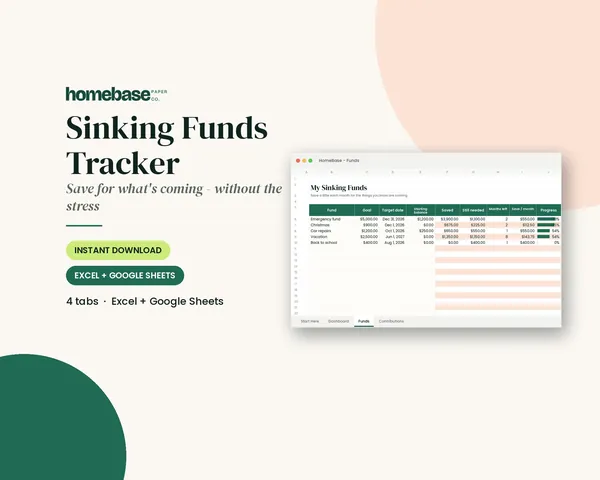 Sinking Funds Tracker – cover